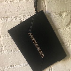 Stella & Dot Black Envelope Wristlet